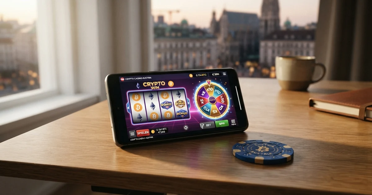 Eine Übersicht von Krypto-Casino-Plattformen mit Bitcoin-, Ethereum- und USDT-Wallets auf einem Bildschirm