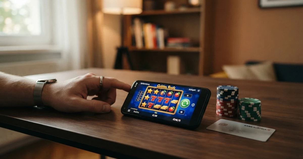 Casino-Logos und Spieltisch-Umgebung internationaler Online-Anbieter im stilisierten Vergleichsraster