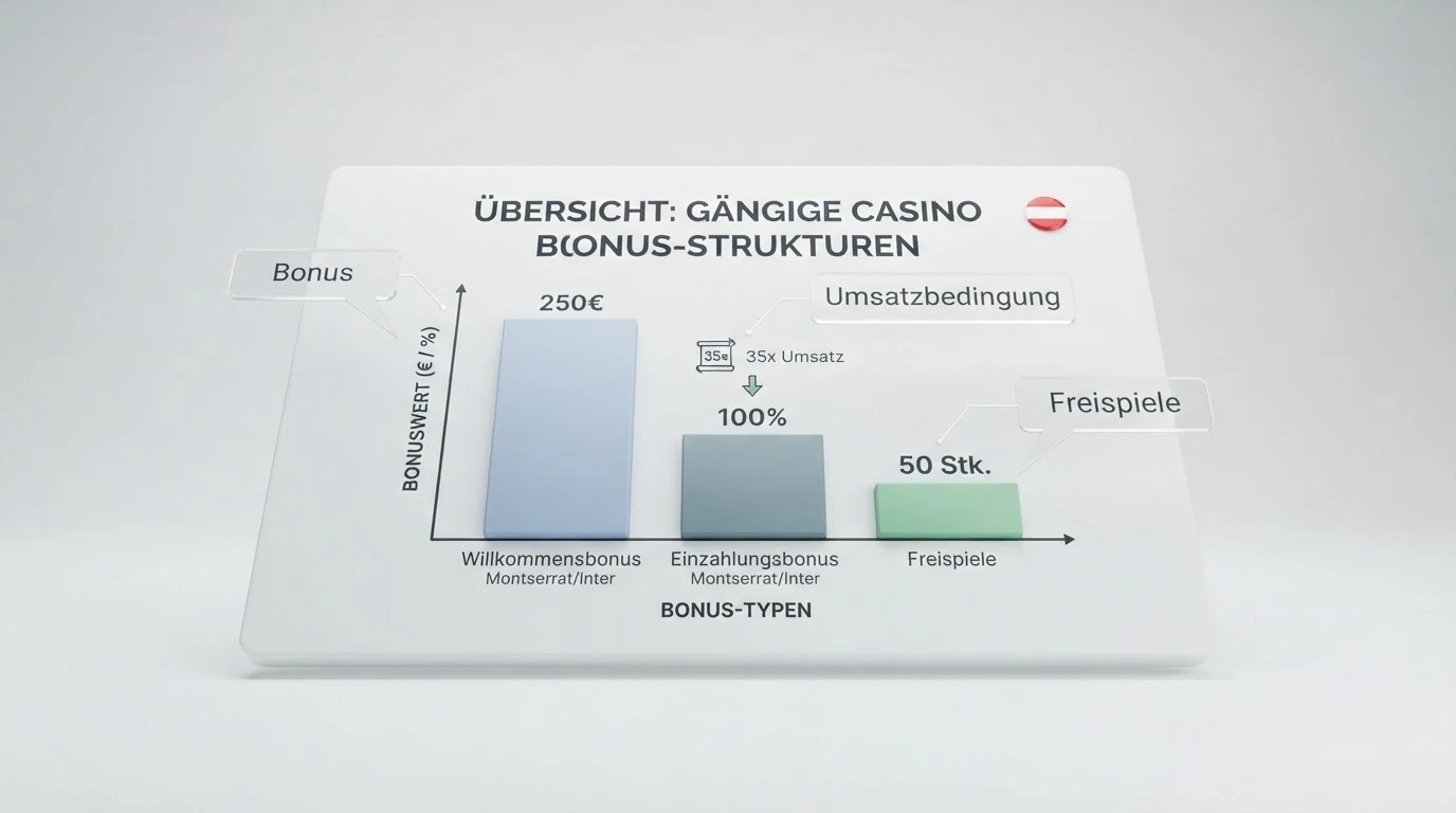 Übersichtliche Darstellung der Vergleichskriterien für Ethereum Casinos: Lizenzen, Bonus-Angebote und Spielauswahl als Entscheidungshilfe
